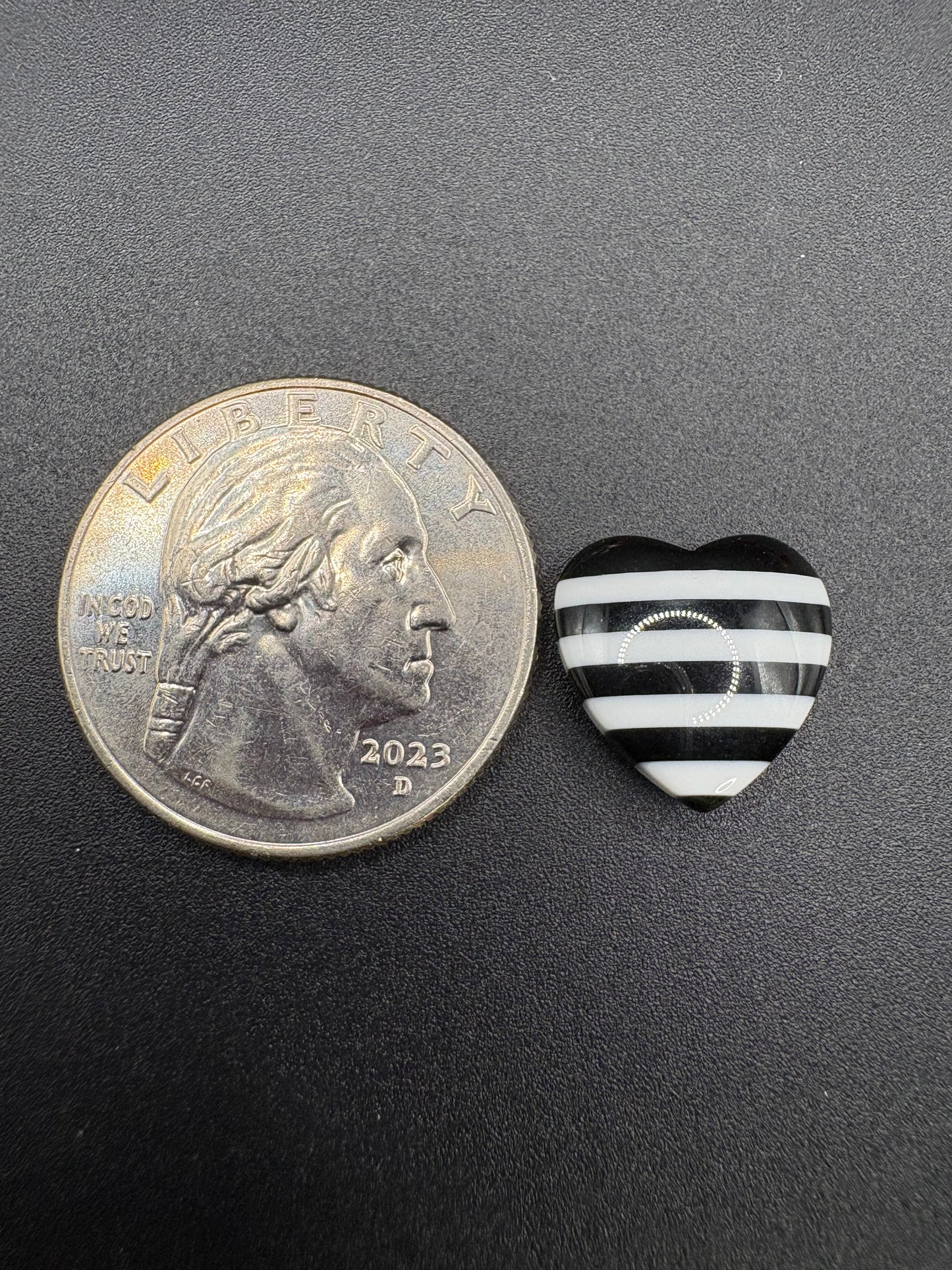 Mini Black and White Hearts Fichas Bundle