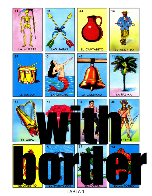 Lotería Cards/Tablas - Regular